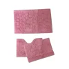 LINEA FOGLIA - PARURE 3PZ TAPPETINI BAGNO ROSA : vendita online LINEA FOGLIA - PARURE 3PZ TAPPETINI BAGNO ROSA in offerta