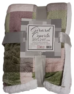 Linea Girard, Coperta Crash Flanella 150x200 cm: Coperta Morbida e Accogliente