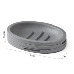 LINEA HELEN - PORTA SAPONE GRIGIO