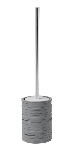 LINEA HELEN - PORTASCOPINO GRIGIO E CROMO
