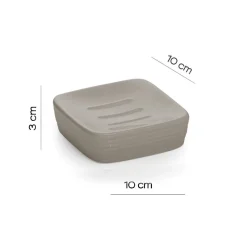 LINEA KELLY - PORTA SAPONE TORTORA CHIARO