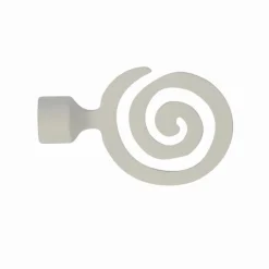 LINEA LOFT - FINALE PER TENDA MOD. SPIRALE COLORE BIANCO : vendita online LINEA LOFT - FINALE PER TENDA MOD. SPIRALE COLORE BIANCO in offerta