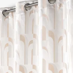LINEA MEDICIS - TENDA JACQUARD CON OCCHIELLI 140X260CM NATURALE: vendita online LINEA MEDICIS - TENDA JACQUARD CON OCCHIELLI 140X260CM NATURALE in offerta
