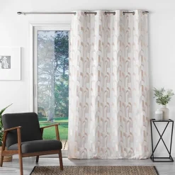 LINEA MEDICIS - TENDA JACQUARD CON OCCHIELLI 140X260CM NATURALE: vendita online LINEA MEDICIS - TENDA JACQUARD CON OCCHIELLI 140X260CM NATURALE in offerta