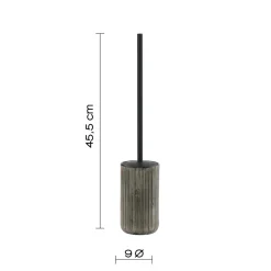 LINEA NAOMI - PORTASCOPINO NERO STRIATO E NERO