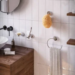 LINEA NEXO - PORTA SAPONE CROMO E VETRO