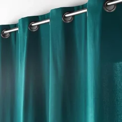 LINEA TWILY - TENDA CON OCCHIELLI IN COTONE/POLIESTERE 135X260CM SMERALDO: vendita online LINEA TWILY - TENDA CON OCCHIELLI IN COTONE/POLIESTERE 135X260CM SMERALDO in offerta