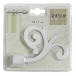 LINEA ANTIQUE - FINALE PER TENDA MOD. FIORE COLORE BIANCO-BEIGE : vendita online LINEA ANTIQUE - FINALE PER TENDA MOD. FIORE COLORE BIANCO-BEIGE in offerta