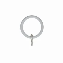 LINEA ANTIQUE - SET 8 ANELLI PER TENDA IN METALLO COLORE BIANCO-BEIGE: vendita online LINEA ANTIQUE - SET 8 ANELLI PER TENDA IN METALLO COLORE BIANCO-BEIGE in offerta