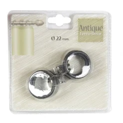 LINEA ANTIQUE - SET 8 ANELLI PER TENDA IN METALLO COLORE NERO : vendita online LINEA ANTIQUE - SET 8 ANELLI PER TENDA IN METALLO COLORE NERO in offerta
