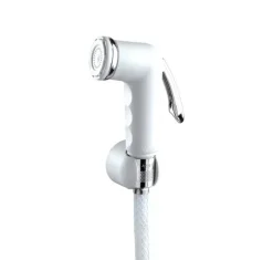LINEA ARIEL - SET DOCCETTA WC 2 GETTI BIANCO E CROMO