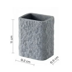 LINEA ARIES - BICCHIERE PORTASPAZZOLINI GRIGIO