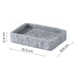 LINEA ARIES - PORTA SAPONE GRIGIO
