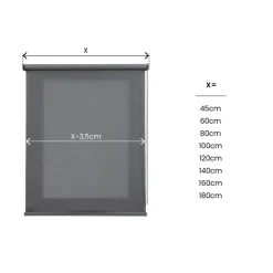 LINEA CALM - TENDA A RULLO FILTRANTE GRIGIO KOALA 80X250CM: vendita online LINEA CALM - TENDA A RULLO FILTRANTE GRIGIO KOALA 80X250CM in offerta