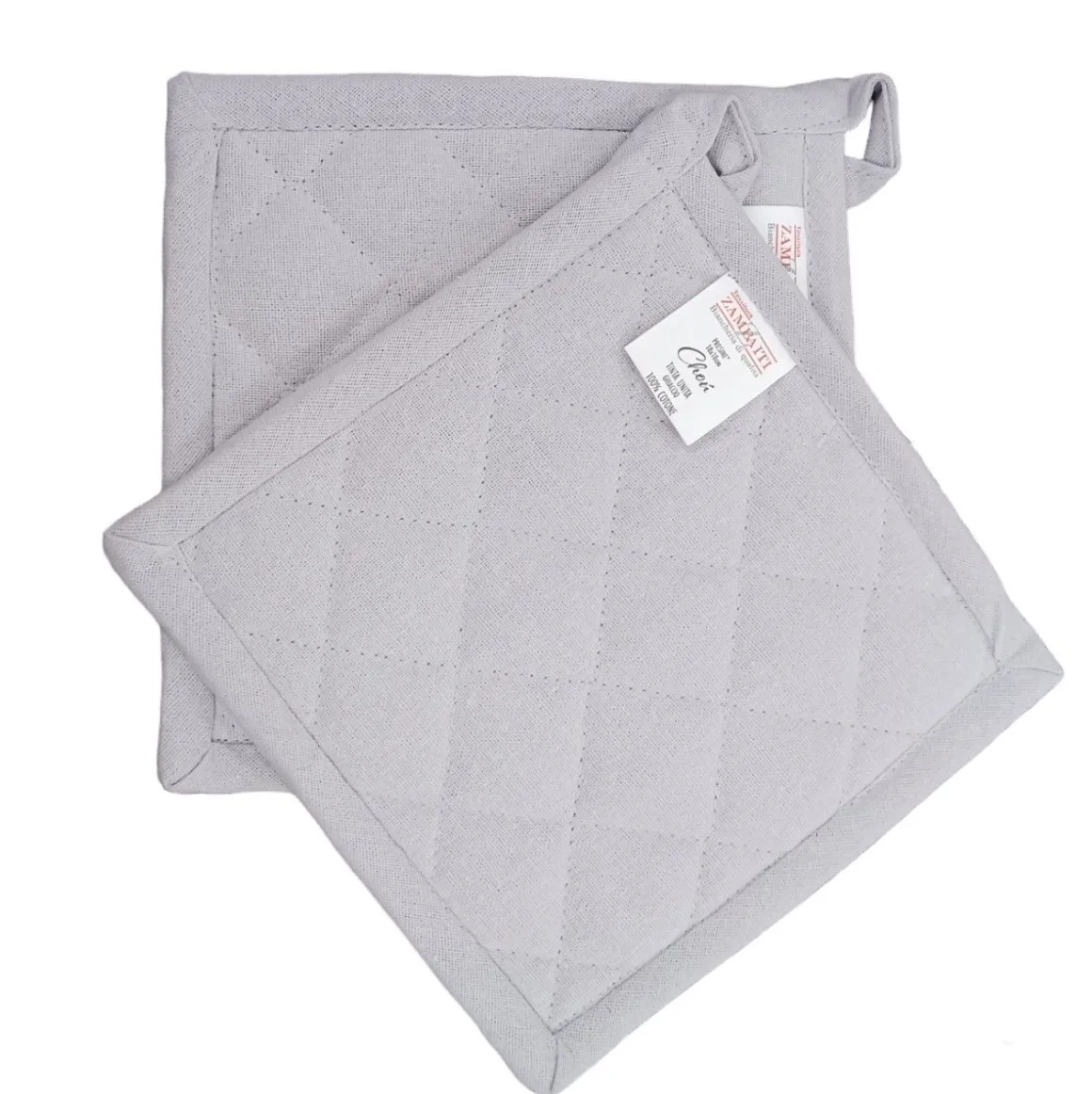 LINEA CHOU - COPPIA PRESINE IN COTONE TRAPUNTATO CM 18X18 GHIACCIO: vendita online LINEA CHOU - COPPIA PRESINE IN COTONE TRAPUNTATO CM 18X18 GHIACCIO in offerta