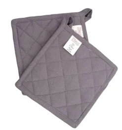 LINEA CHOU - COPPIA PRESINE IN COTONE TRAPUNTATO CM 18X18 GRIGIO: vendita online LINEA CHOU - COPPIA PRESINE IN COTONE TRAPUNTATO CM 18X18 GRIGIO in offerta
