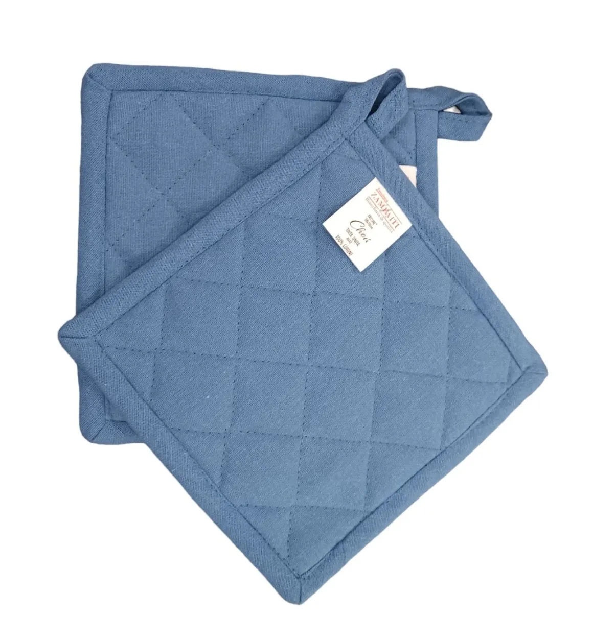 LINEA CHOU - COPPIA PRESINE IN COTONE TRAPUNTATO CM 18X18 AVIO: vendita online LINEA CHOU - COPPIA PRESINE IN COTONE TRAPUNTATO CM 18X18 AVIO in offerta