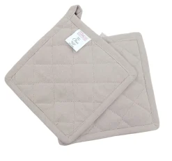 LINEA CHOU - COPPIA PRESINE IN COTONE TRAPUNTATO CM 18X18 TORTORA: vendita online LINEA CHOU - COPPIA PRESINE IN COTONE TRAPUNTATO CM 18X18 TORTORA in offerta