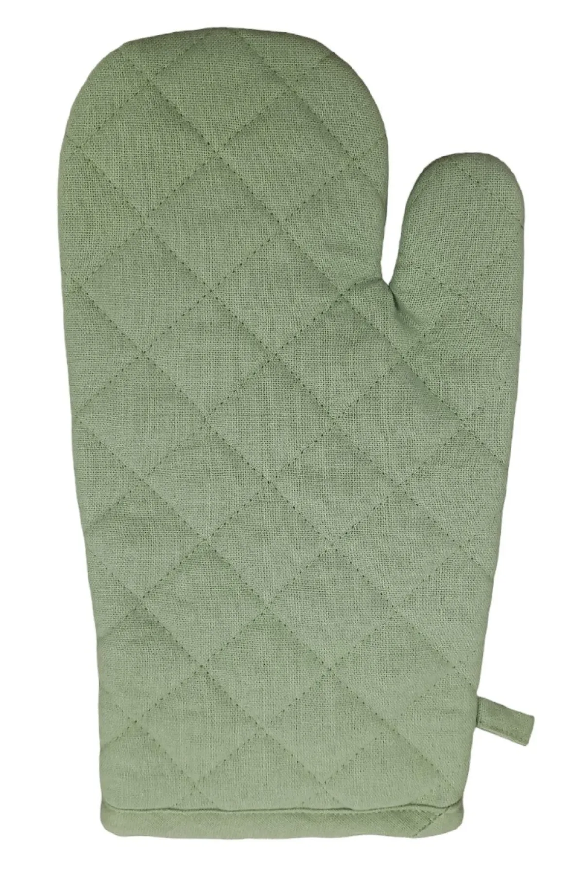 LINEA CHOU - GUANTO FORNO IN COTONE CM 18X32 TRAPUNTATO VERDE: vendita online LINEA CHOU - GUANTO FORNO IN COTONE CM 18X32 TRAPUNTATO VERDE in offerta