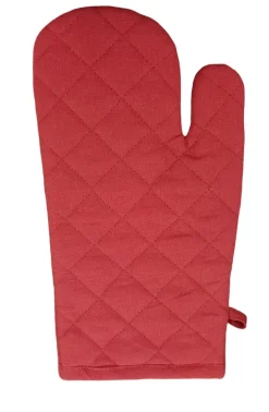 LINEA CHOU - GUANTO FORNO IN COTONE CM 18X32 TRAPUNTATO ROSSO: vendita online LINEA CHOU - GUANTO FORNO IN COTONE CM 18X32 TRAPUNTATO ROSSO in offerta