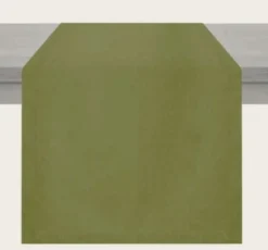 LINEA CHOU - RUNNER IN COTONE 45X140CM VERDE: vendita online LINEA CHOU - RUNNER IN COTONE 45X140CM VERDE in offerta