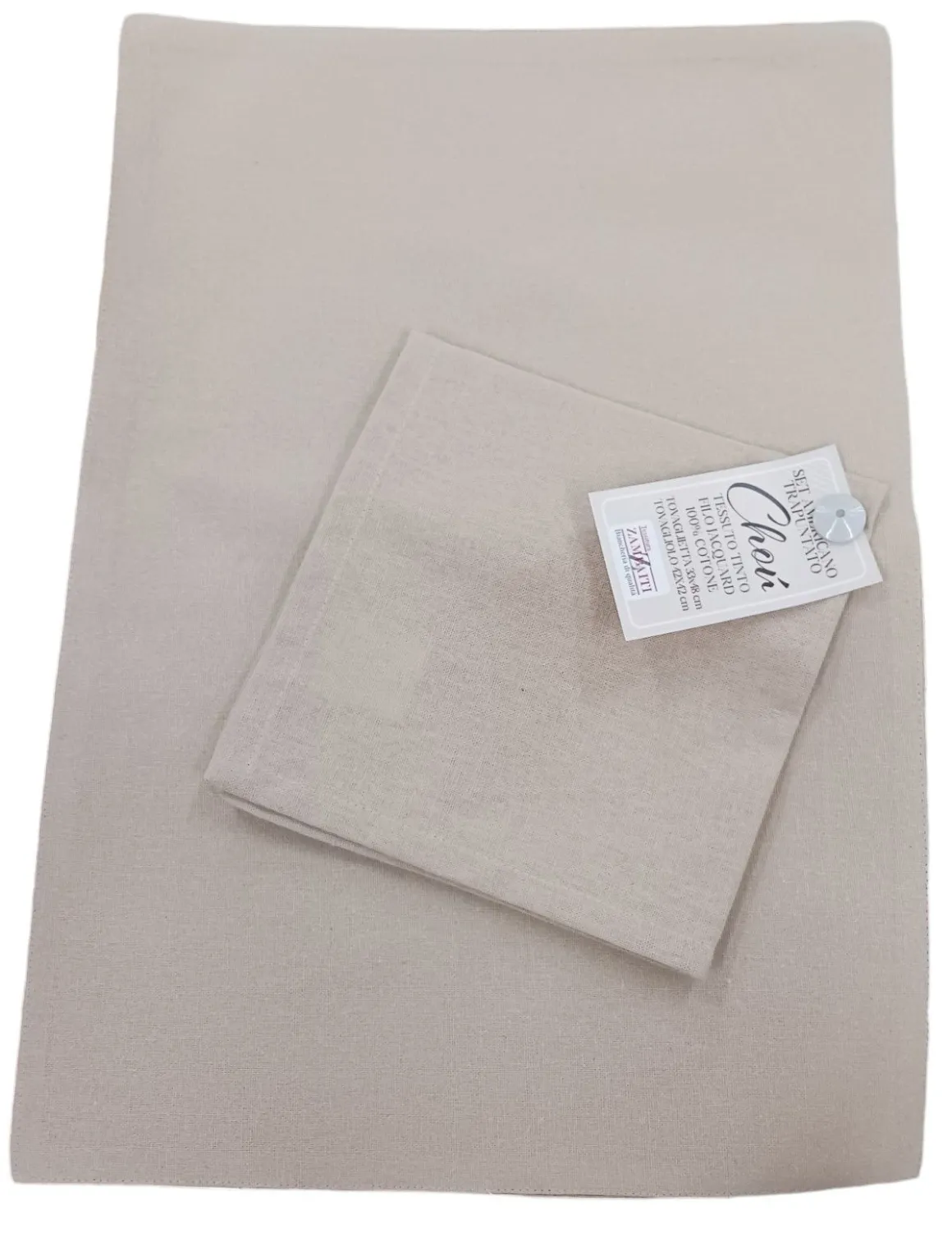LINEA CHOU - SET AMERICANO IN COTONE TRAPUNTATO TORTORA: vendita online LINEA CHOU - SET AMERICANO IN COTONE TRAPUNTATO TORTORA in offerta