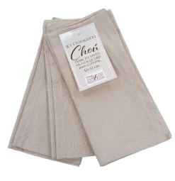 LINEA CHOU - 4 TOVAGLIOLI IN COTONE 42X42 CM PANNA: vendita online LINEA CHOU - 4 TOVAGLIOLI IN COTONE 42X42 CM PANNA in offerta