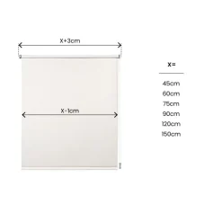 LINEA CLIP&FIX - TENDA A RULLO OSCURANTE AVORIO 45X180CM: vendita online LINEA CLIP&FIX - TENDA A RULLO OSCURANTE AVORIO 45X180CM in offerta