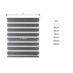 LINEA CLIP&FIX - TENDA NOTTE E GIORNO ARGENTO 75X180CM: vendita online LINEA CLIP&FIX - TENDA NOTTE E GIORNO ARGENTO 75X180CM in offerta