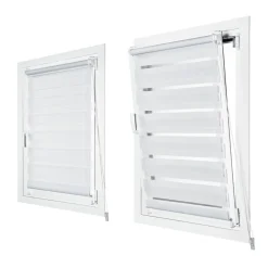 LINEA CLIP&FIX - TENDA NOTTE E GIORNO BIANCO 120X180CM: vendita online LINEA CLIP&FIX - TENDA NOTTE E GIORNO BIANCO 120X180CM in offerta