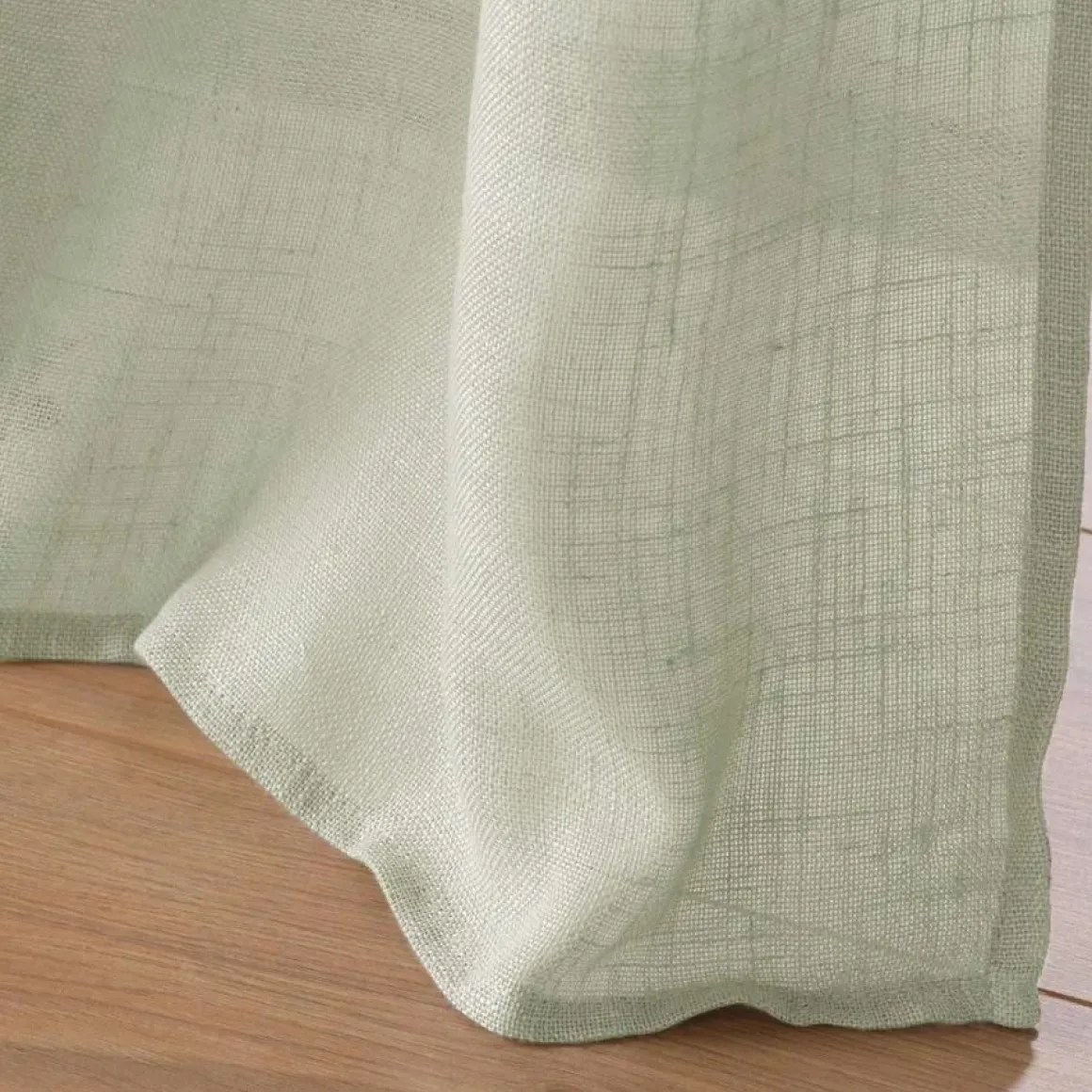 LINEA CLORIS - TENDA CON OCCHIELLI TESSUTO EFFETTO LINO 140X280 VERDE: vendita online LINEA CLORIS - TENDA CON OCCHIELLI TESSUTO EFFETTO LINO 140X280 VERDE in offerta