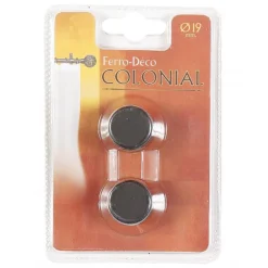 LINEA COLONIAL - SET 2 FINALI PER TENDA MOD. TAPPO COLORE NERO: vendita online LINEA COLONIAL - SET 2 FINALI PER TENDA MOD. TAPPO COLORE NERO in offerta