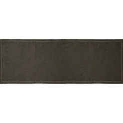 LINEA ELINA - RUNNER IN LINO E COTONE 38X140CM VERDE SCURO: vendita online LINEA ELINA - RUNNER IN LINO E COTONE 38X140CM VERDE SCURO in offerta