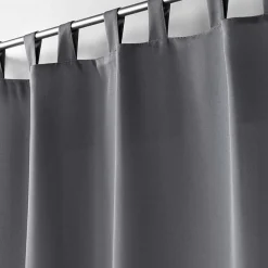 LINEA ESSENTIEL - TENDA CON PASSANTI IN POLIESTERE UNITO 140X260CM GRIGIO SCURO: vendita online LINEA ESSENTIEL - TENDA CON PASSANTI IN POLIESTERE UNITO 140X260CM GRIGIO SCURO in offerta