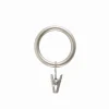 LINEA FERRO DECO - SET 8 ANELLI PER TENDA IN METALLO PINZA CROMO SATINATO : vendita online LINEA FERRO DECO - SET 8 ANELLI PER TENDA IN METALLO PINZA CROMO SATINATO in offerta