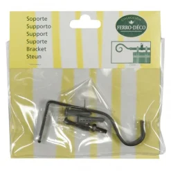 LINEA FERRO DECO - SUPPORTO PARETE COLORE NERO : vendita online LINEA FERRO DECO - SUPPORTO PARETE COLORE NERO in offerta