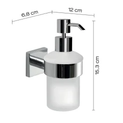 LINEA FUJI - DOSASAPONE CROMO E BIANCO SATINATO