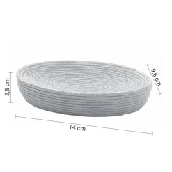 LINEA GEMINI - PORTA SAPONE BIANCO