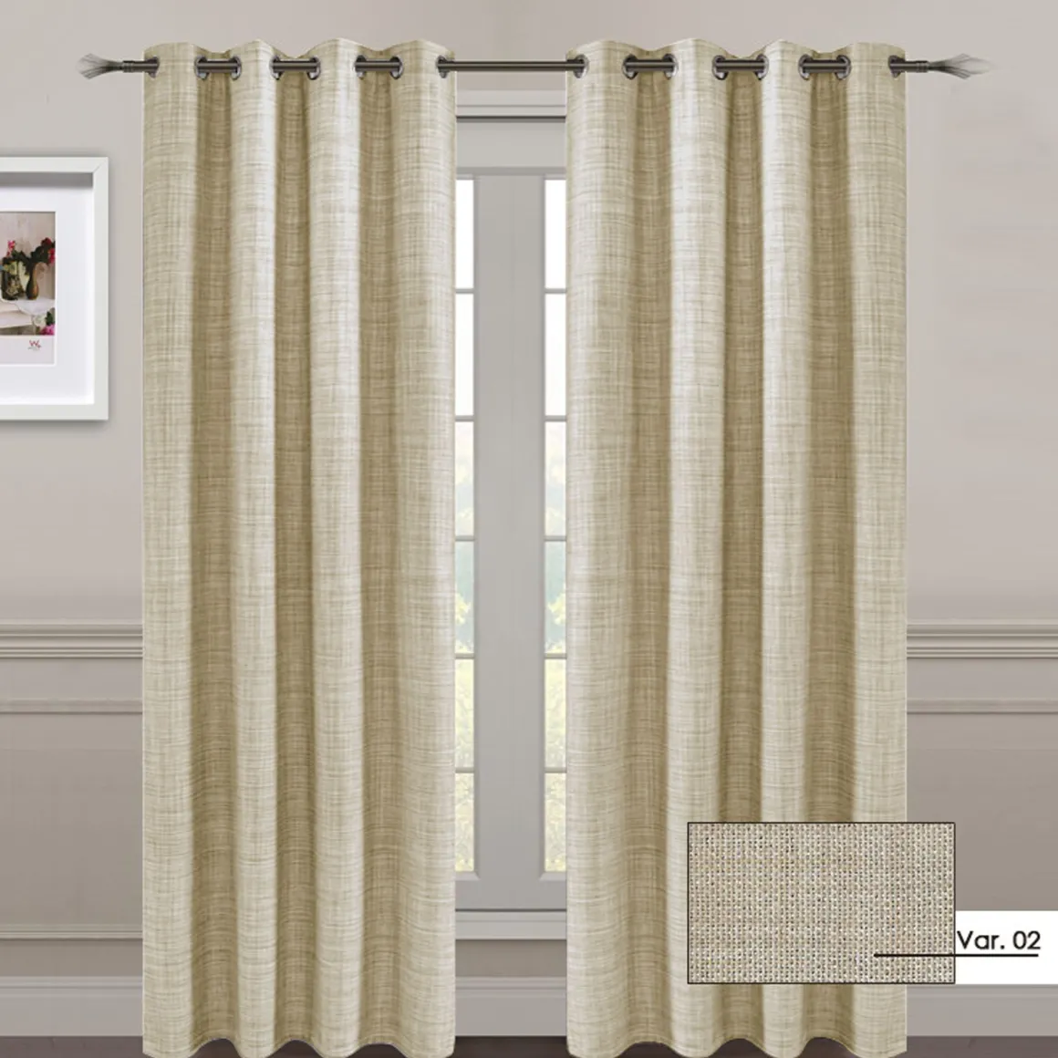LINEA GLOOM - TENDA IN POLIESTERE 140X280 CM BEIGE: vendita online LINEA GLOOM - TENDA IN POLIESTERE 140X280 CM BEIGE in offerta