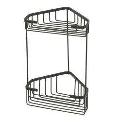 LINEA HOT - MENSOLA ANGOLARE 2 RIPIANO NERO MATT