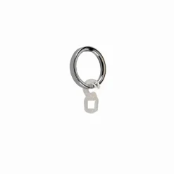 LINEA IDEAS 12 - SET 6 ANELLI PER TENDA IN METALLO MOD. PIATTO COLORE CROMATO: vendita online LINEA IDEAS 12 - SET 6 ANELLI PER TENDA IN METALLO MOD. PIATTO COLORE CROMATO in offerta