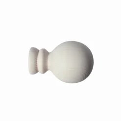 LINEA IDEAS WOOD - FINALE PER TENDA MOD. POMO COLORE GESSO: vendita online LINEA IDEAS WOOD - FINALE PER TENDA MOD. POMO COLORE GESSO in offerta
