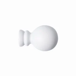 LINEA IDEAS WOOD - FINALE PER TENDA MOD. POMO COLORE BIANCO : vendita online LINEA IDEAS WOOD - FINALE PER TENDA MOD. POMO COLORE BIANCO in offerta