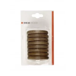LINEA IDEAS WOOD - SET 8 ANELLI PER TENDA IN LEGNO COLORE ZEBRANO : vendita online LINEA IDEAS WOOD - SET 8 ANELLI PER TENDA IN LEGNO COLORE ZEBRANO in offerta