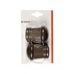 LINEA IDEAS WOOD - SET 2 FINALI PER TENDA MOD. CONO COLORE NOCE: vendita online LINEA IDEAS WOOD - SET 2 FINALI PER TENDA MOD. CONO COLORE NOCE in offerta