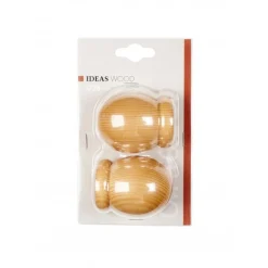 LINEA IDEAS WOOD - SET 2 FINALI PER TENDA MOD. SFERA COLORE FAGGIO : vendita online LINEA IDEAS WOOD - SET 2 FINALI PER TENDA MOD. SFERA COLORE FAGGIO in offerta