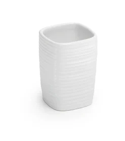 LINEA KELLY - BICCHIERE PORTASPAZZOLINI BIANCO