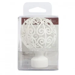 LINEA LOFT - FINALE PER TENDA MOD. SFERA SPIRALI COLORE BIANCO : vendita online LINEA LOFT - FINALE PER TENDA MOD. SFERA SPIRALI COLORE BIANCO in offerta