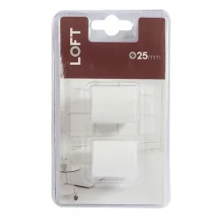LINEA LOFT - SET 2 FINALI PER TENDA MOD. TAPPO COLORE BIANCO : vendita online LINEA LOFT - SET 2 FINALI PER TENDA MOD. TAPPO COLORE BIANCO in offerta