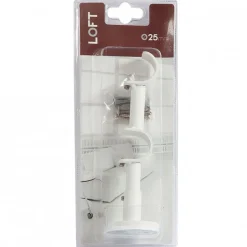 LINEA LOFT - SUPPORTO PARETE DOPPIO COLORE BIANCO : vendita online LINEA LOFT - SUPPORTO PARETE DOPPIO COLORE BIANCO in offerta